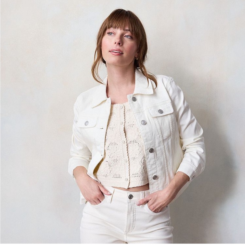 LC Lauren Conrad Off-White Jacket